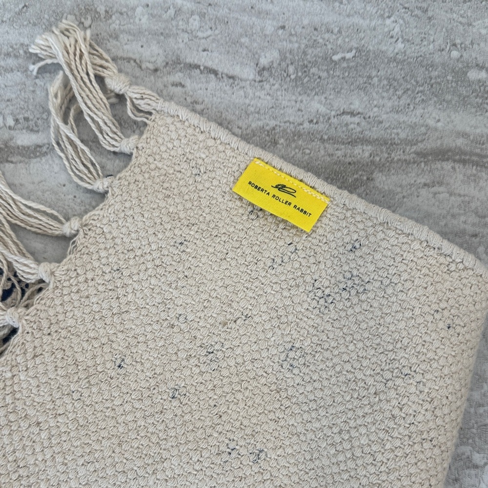 Decorative Block Print Rug - Picture 5 of 5